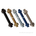 China manufacturer zinc and colorful stud bolt